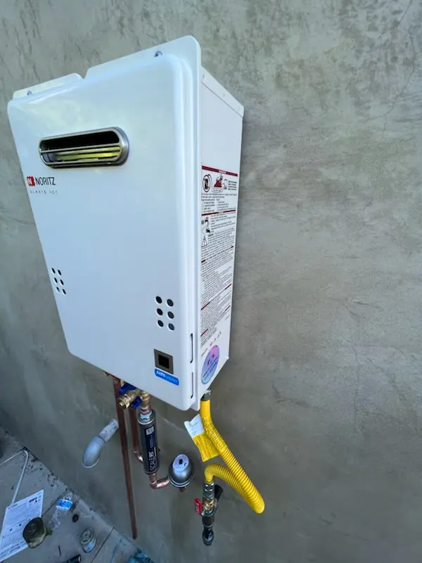 Tankless water heater installation for Arizona City homes